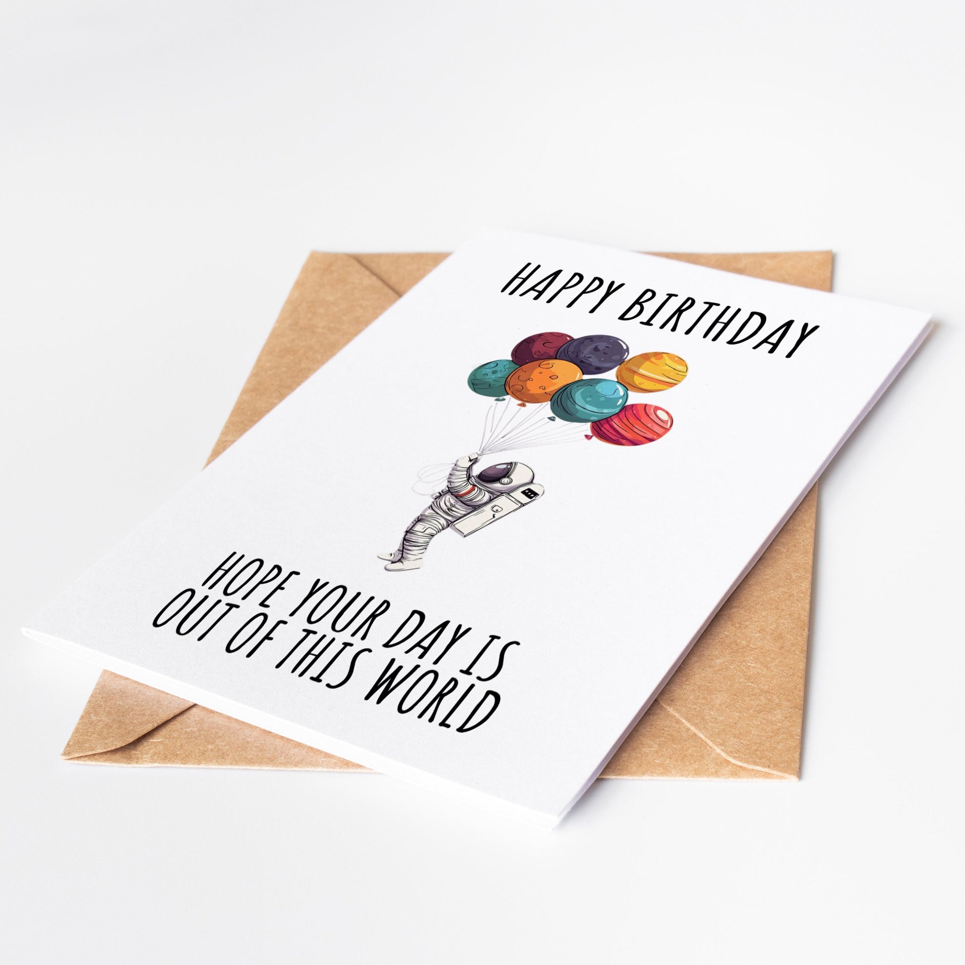This astronaut birthday card is perfect for space enthusiasts featuring a cosmic design with a nod to the wonders of the Milky Way galaxy. Ideal for any space explorer, this card brings the vast beauty of the universe into a fun birthday greeting. Whether you're celebrating an astronaut fan or someone who loves all things interstellar, this NASA-inspired card will make their day extra special. A must-have for those fascinated by space exploration and cosmic adventures.