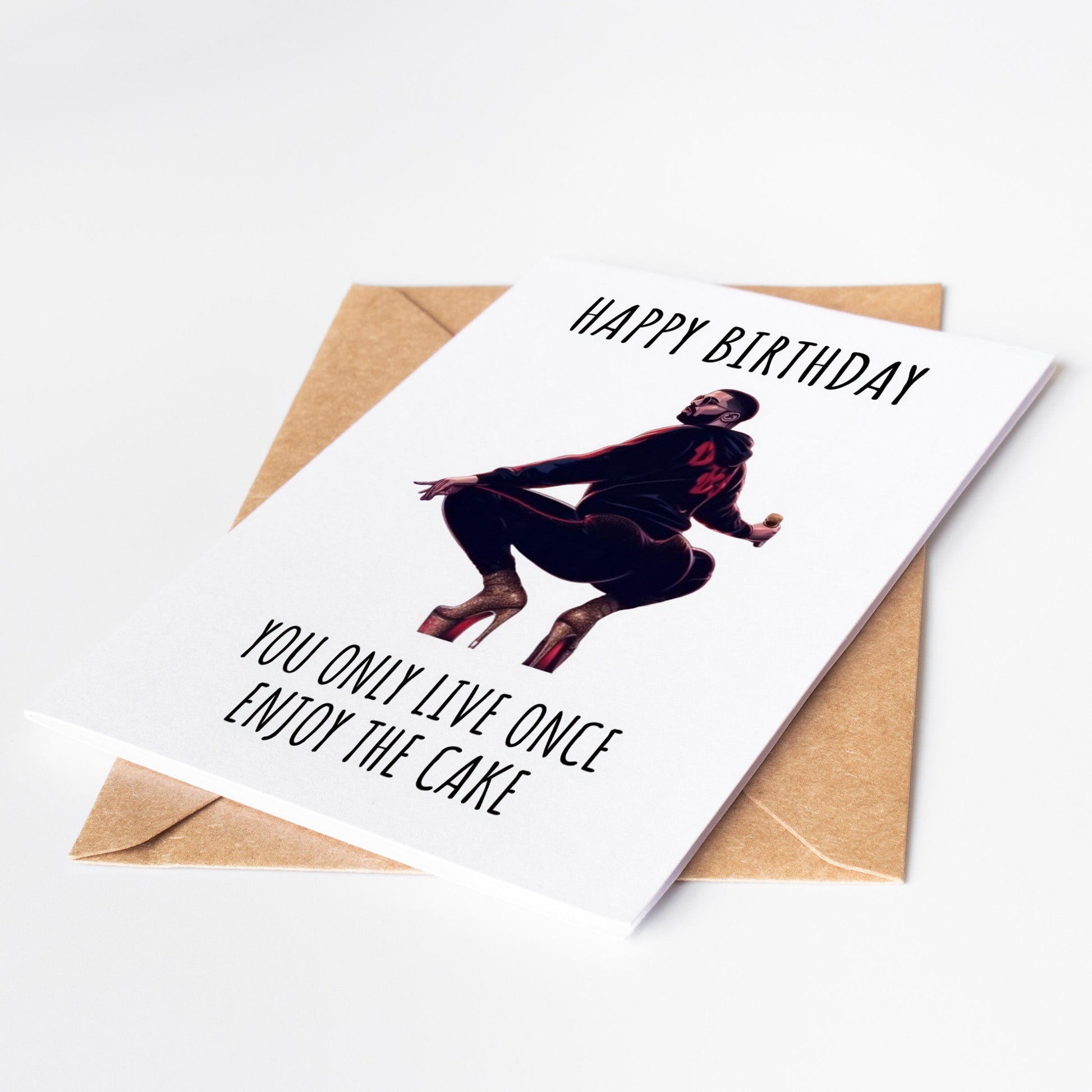 Drake Birthday Card featuring a fun and witty BBL Drizzy Kendrick design perfect for hip hop lovers celebrating a birthday ideal for a boyfriend or husband who enjoys rap and pop culture this humorous birthday card adds a playful touch with references to iconic artists like Drake and Kendrick great for anyone who appreciates hip hop culture and a good laugh perfect for a funny birthday celebration blending rap vibes and pop culture humor into one unique and memorable card