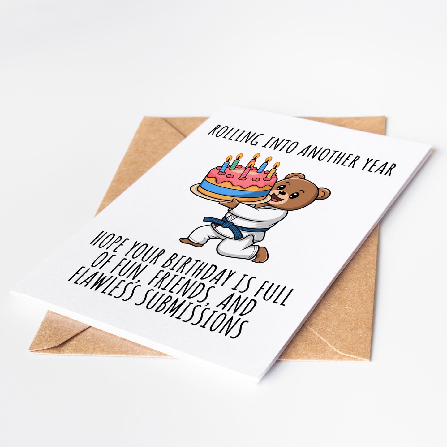 jiu jitsu birthday card taekwondo card mma birthday grappling gift karate gift ufc funny boyfriend perfect for martial arts lovers unique and fun birthday surprise great for bjj mma and karate enthusiasts printable and editable