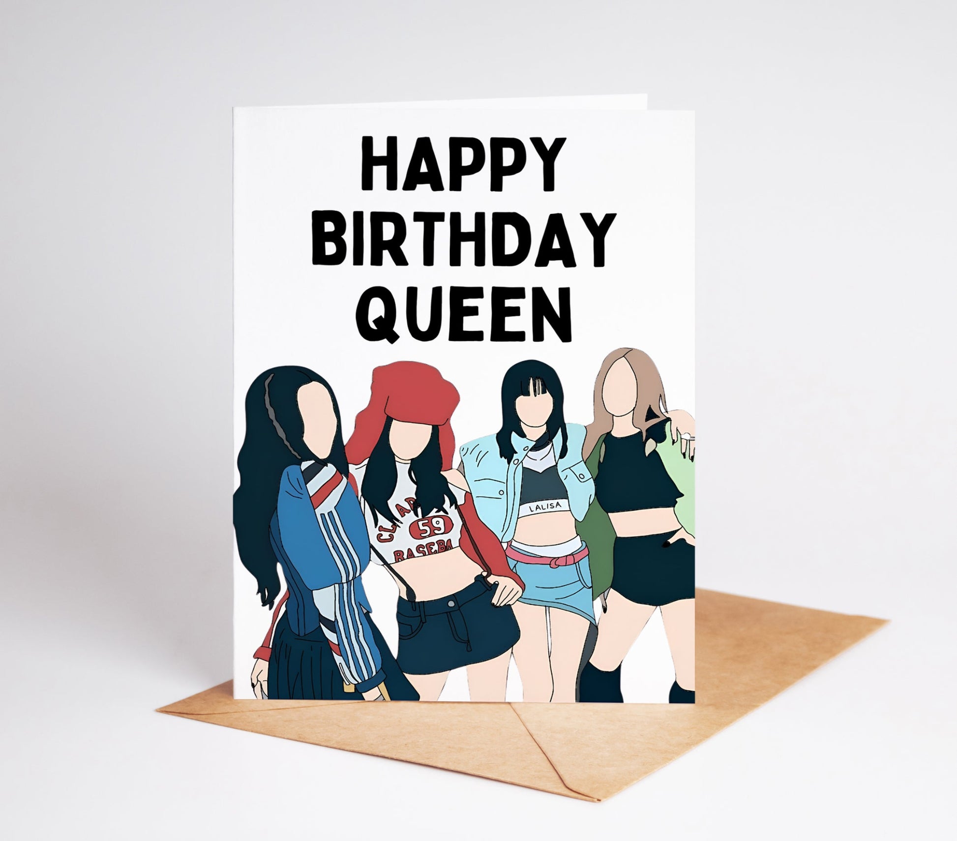 Celebrate any BLACKPINK fan's birthday with our stunningly designed BLACKPINK Birthday Card! Featuring the iconic group, this card is the perfect way to show your appreciation and bring joy to their special day.