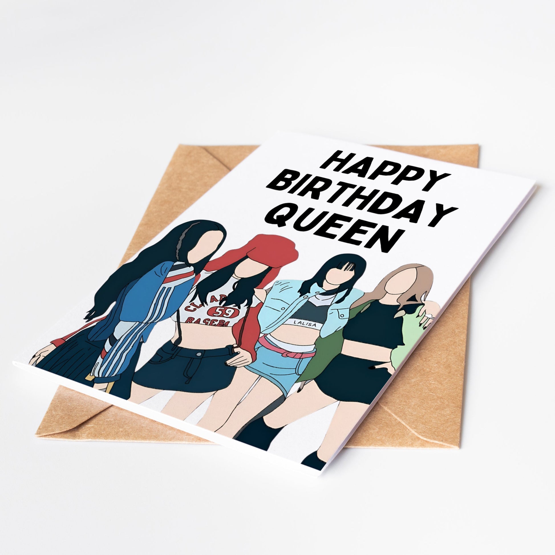 Celebrate any BLACKPINK fan's birthday with our stunningly designed BLACKPINK Birthday Card! Featuring the iconic group, this card is the perfect way to show your appreciation and bring joy to their special day.