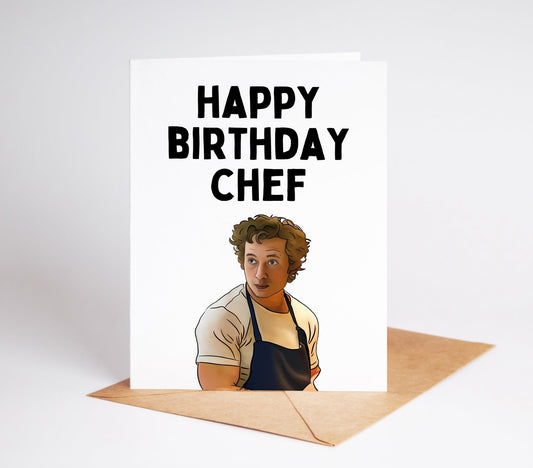 Yes chef! Get your person a birthday card inspired from the TV show The Bear, including hit character Carmy.