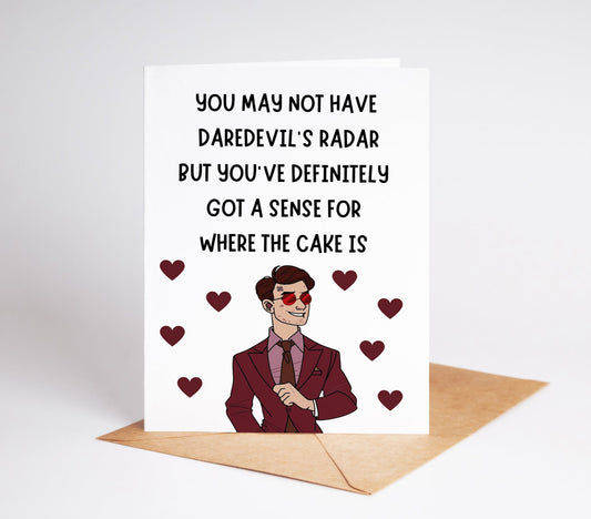 Celebrate in superhero style with this Daredevil Matt Murdock birthday card! Perfect for any fan of the iconic Marvel character. Show your love for Daredevil and make someone's birthday extra special with this printable card.