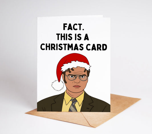 Celebrate the holidays with our exclusive Dwight Schrute Christmas Card! This unique greeting card captures the quirky charm of everyone's favorite Assistant (to the) Regional Manager.