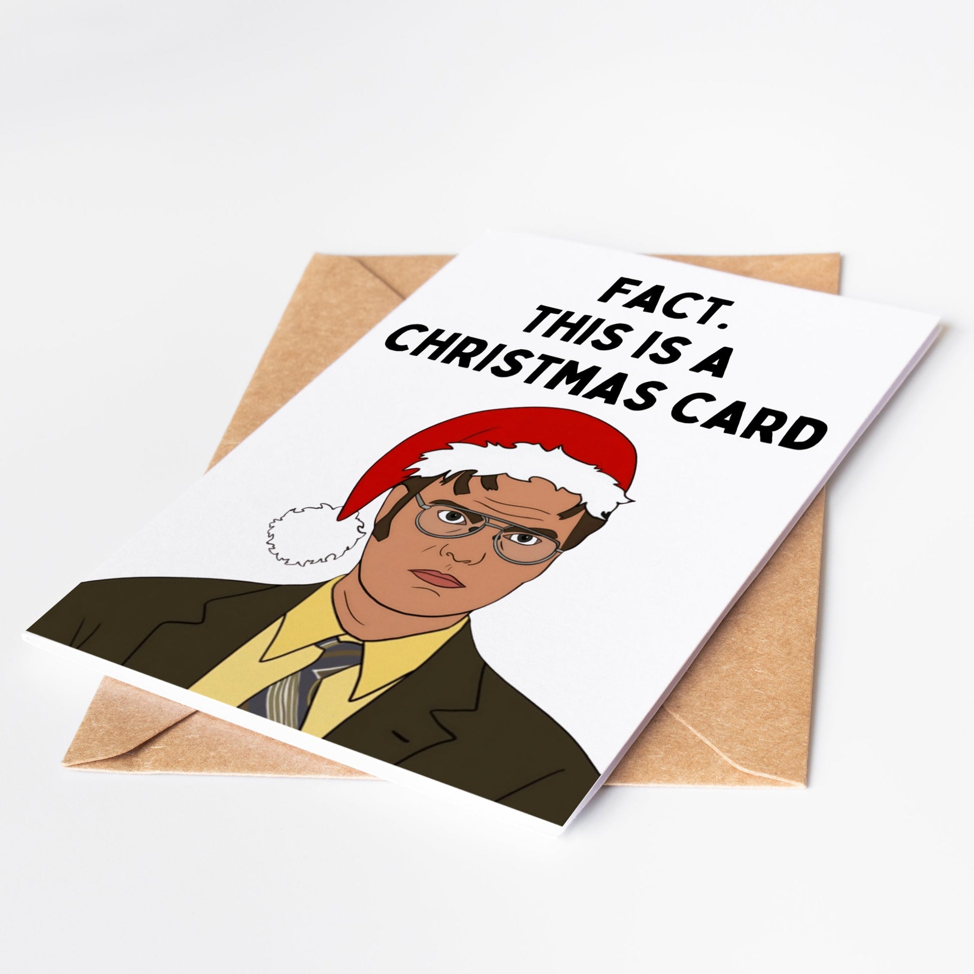 Celebrate the holidays with our exclusive Dwight Schrute Christmas Card! This unique greeting card captures the quirky charm of everyone's favorite Assistant (to the) Regional Manager.