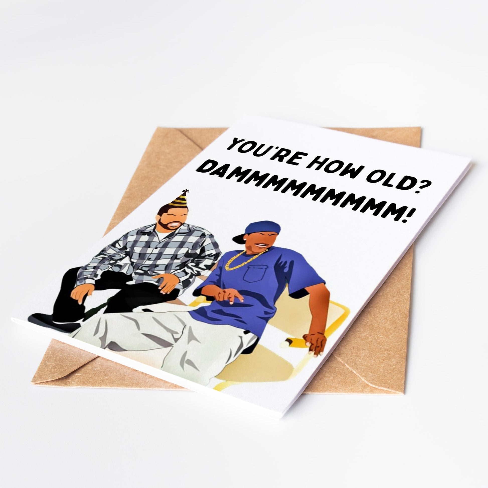 Celebrate your loved one's special day with our Friday Movie Birthday Card! Featuring a hilarious message, this card is perfect for him or her. Let them know how much they mean to you with this funny and unique card.