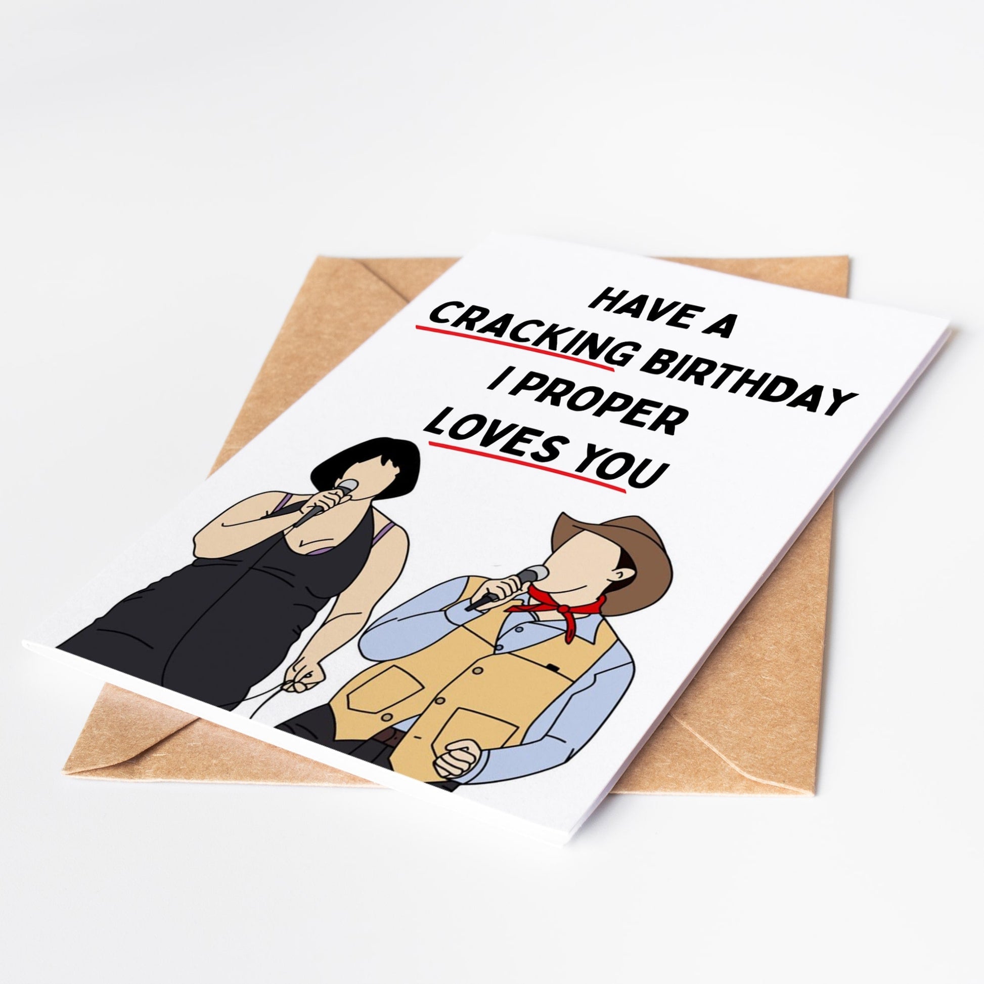 Celebrate a special occasion with the Gavin and Stacey Birthday Card! This unique card showcases the iconic characters from the hit TV show and is perfect for fans. Say Happy Birthday in a fun and memorable way.