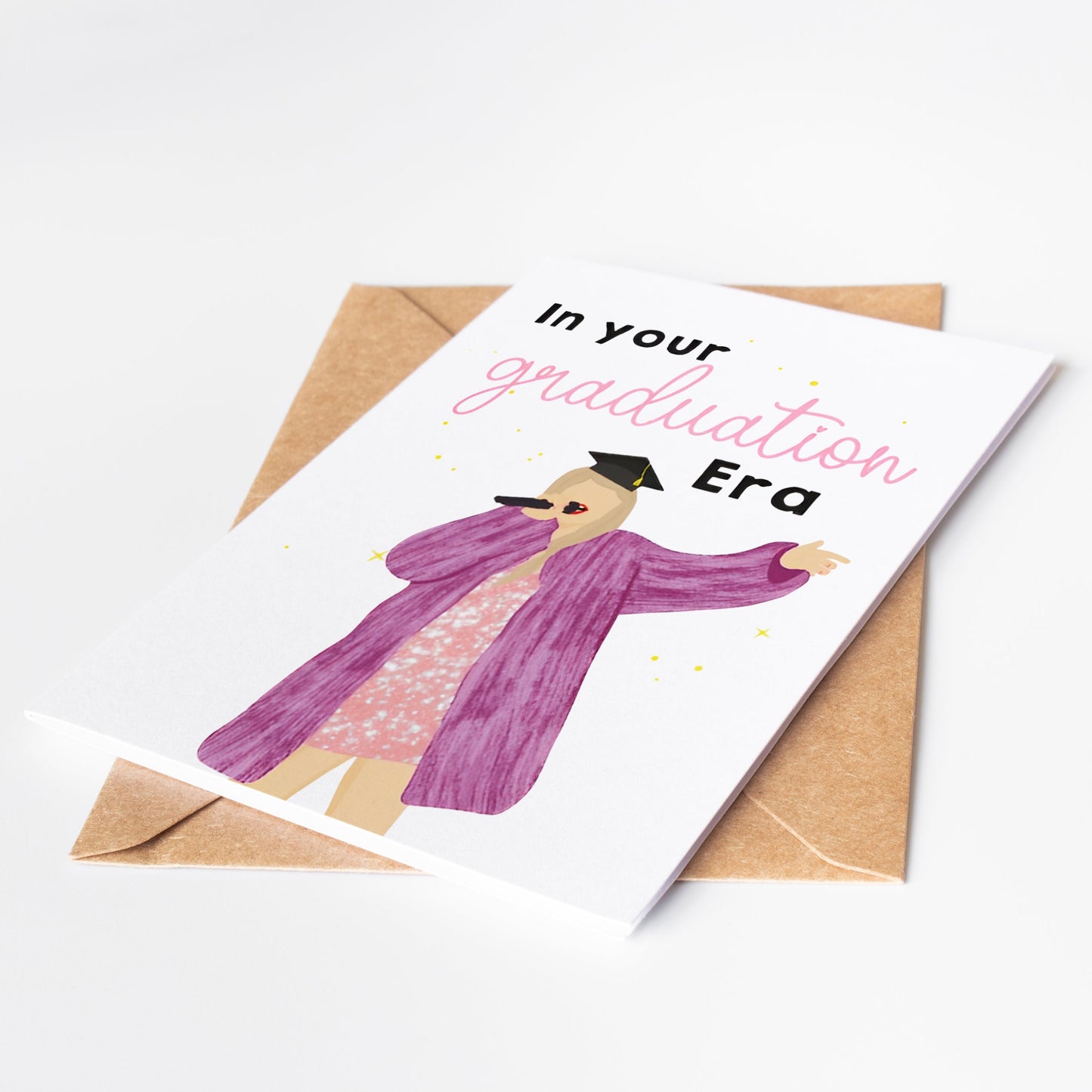 Celebrate their achievements with our Taylor Swift Eras Graduation Card! Perfect for any level of graduation, this trendy and cute card is the perfect way to show your support and congratulations. Share with friends, family, or anyone starting a new chapter in life.