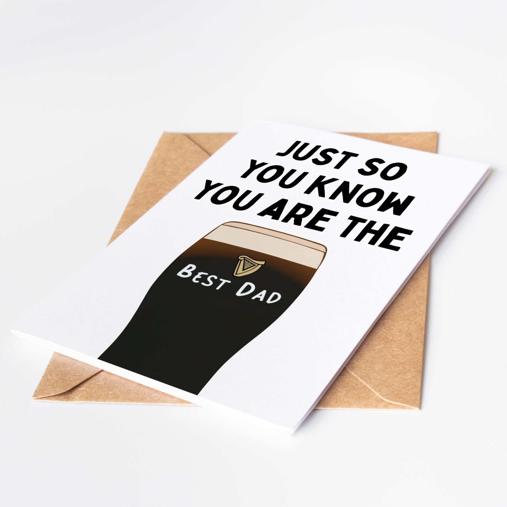 Celebrate Dad's special day with our exclusive Guinness Beer Father's Day Card. Perfect for the beer-loving father in your life, this card combines the iconic Guinness theme with heartfelt sentiments.