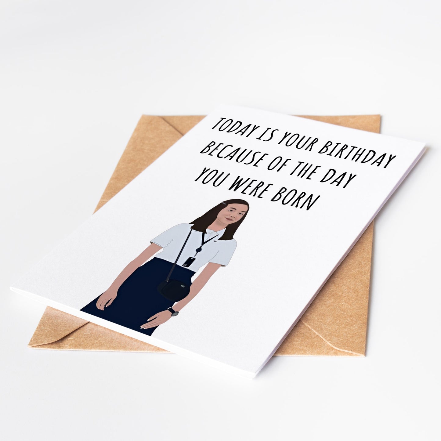 Celebrate Miss Huang's birthday with this card designed just for her! With vibrant colors and a beautiful design, this card will surely bring a smile to her face.