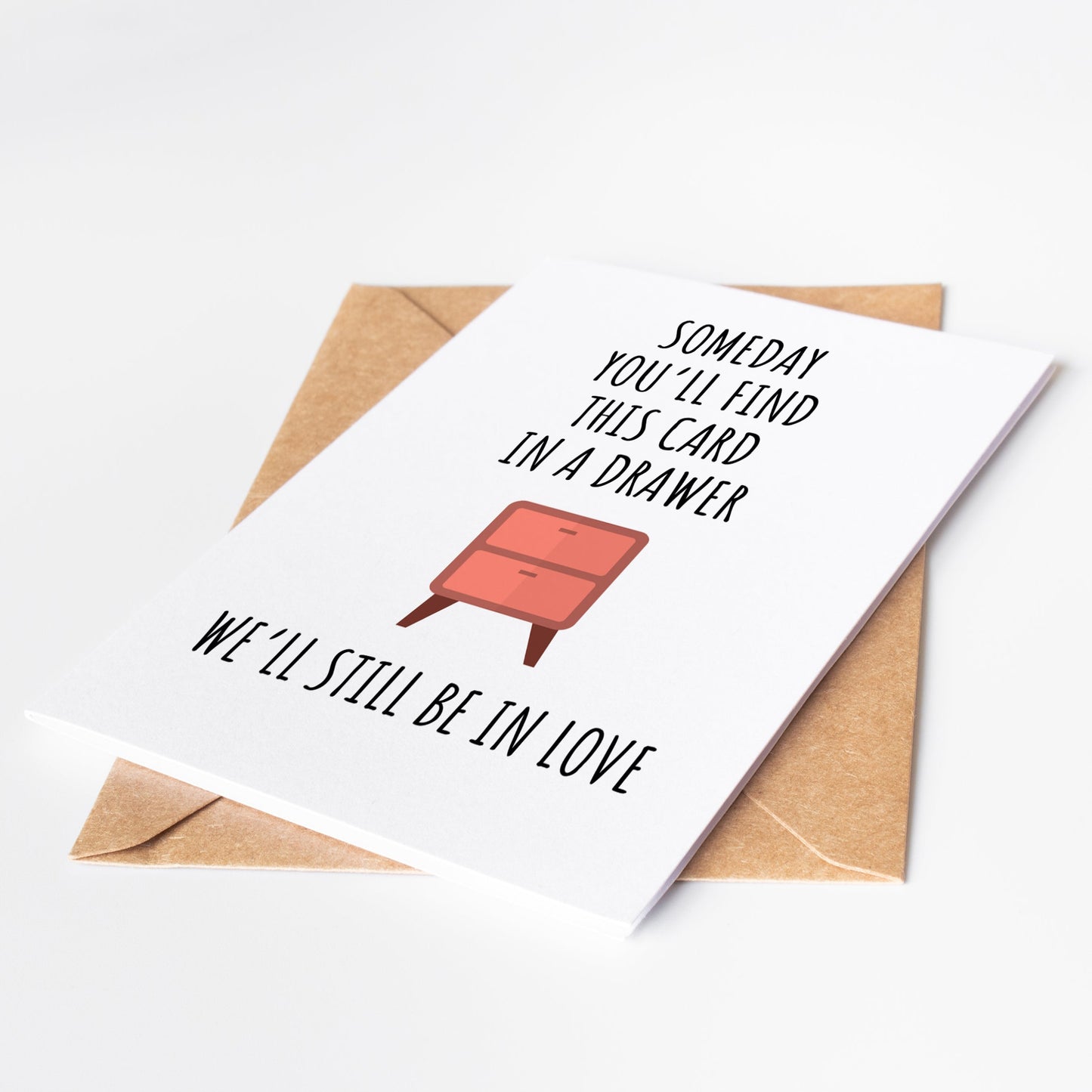 Show your love with our "In Love" Birthday Card! Send this funny card to your spouse on their special day or save it for a future surprise. Perfect for Valentine's Day or just because. Your significant other will love this sweet gesture.