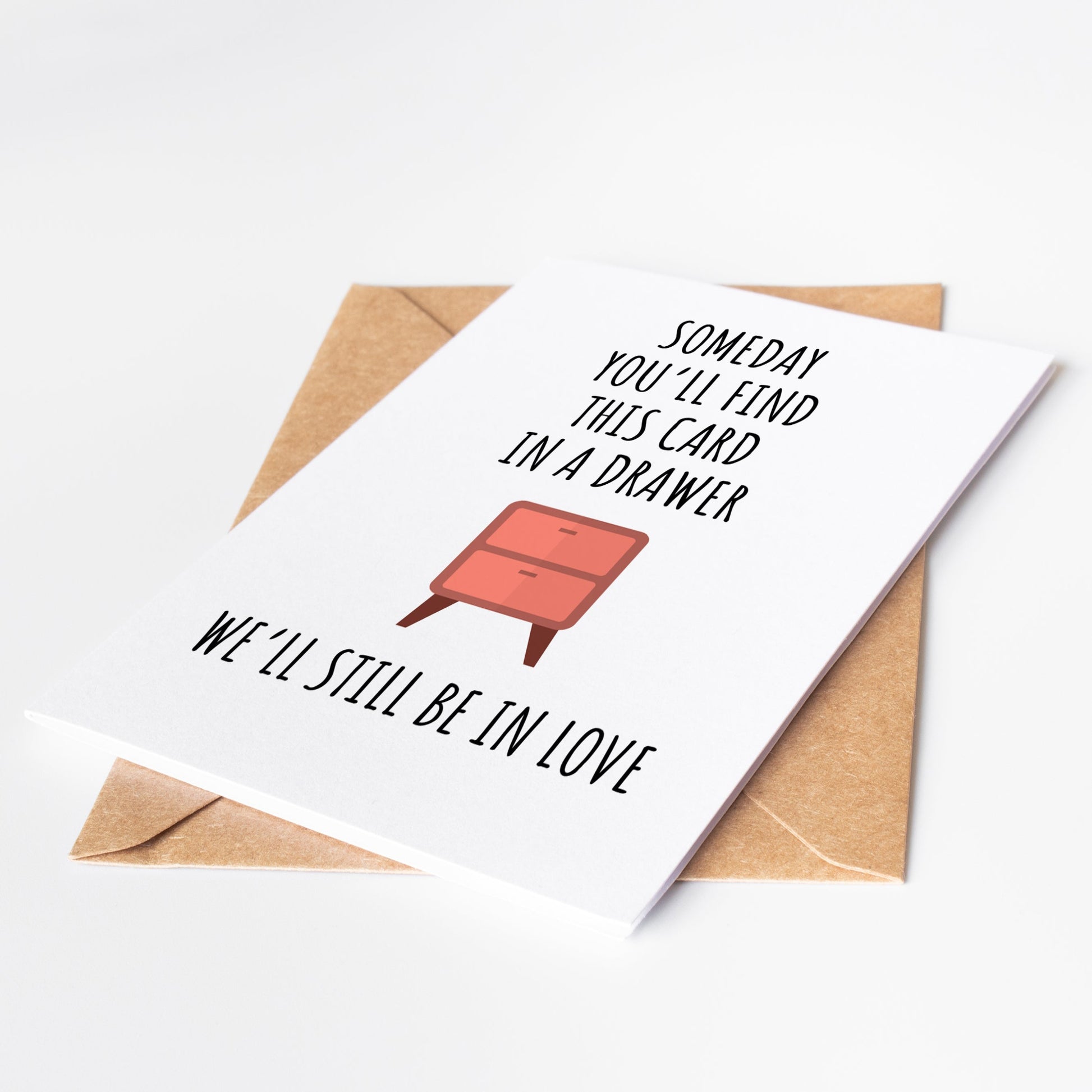 Show your love with our "In Love" Birthday Card! Send this funny card to your spouse on their special day or save it for a future surprise. Perfect for Valentine's Day or just because. Your significant other will love this sweet gesture.