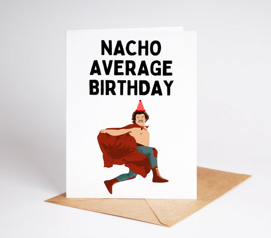 Celebrate with the ultimate Nacho Libre Jack Black Birthday Card! Featuring the iconic wrestler turned monk, this card is perfect for any fan. Share your love for this hilarious cult classic and make someone's birthday extra special.