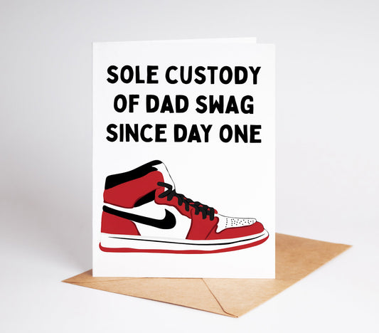 Celebrate Dad in style with our exclusive Jordan Sneakers Father's Day Card. This eye-catching design features iconic sneaker artwork that any sneakerhead father will instantly recognize and appreciate.