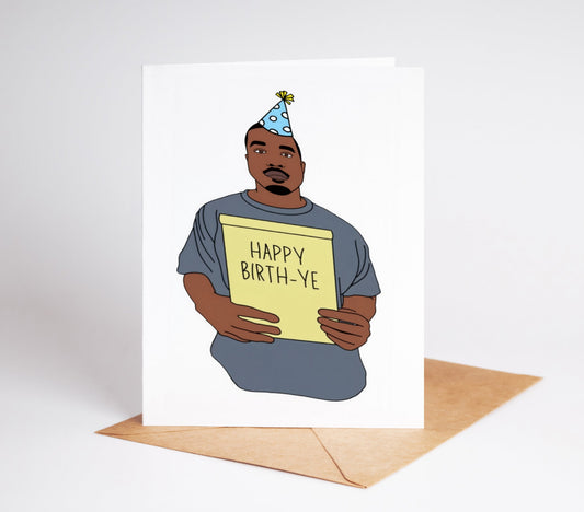 Celebrate your favorite Kanye fan's special day with our exclusive Kanye West Birthday Card. This eye-catching card perfectly captures Kanye's iconic style and attitude, making it the ultimate gift for music lovers and pop culture enthusiasts.
