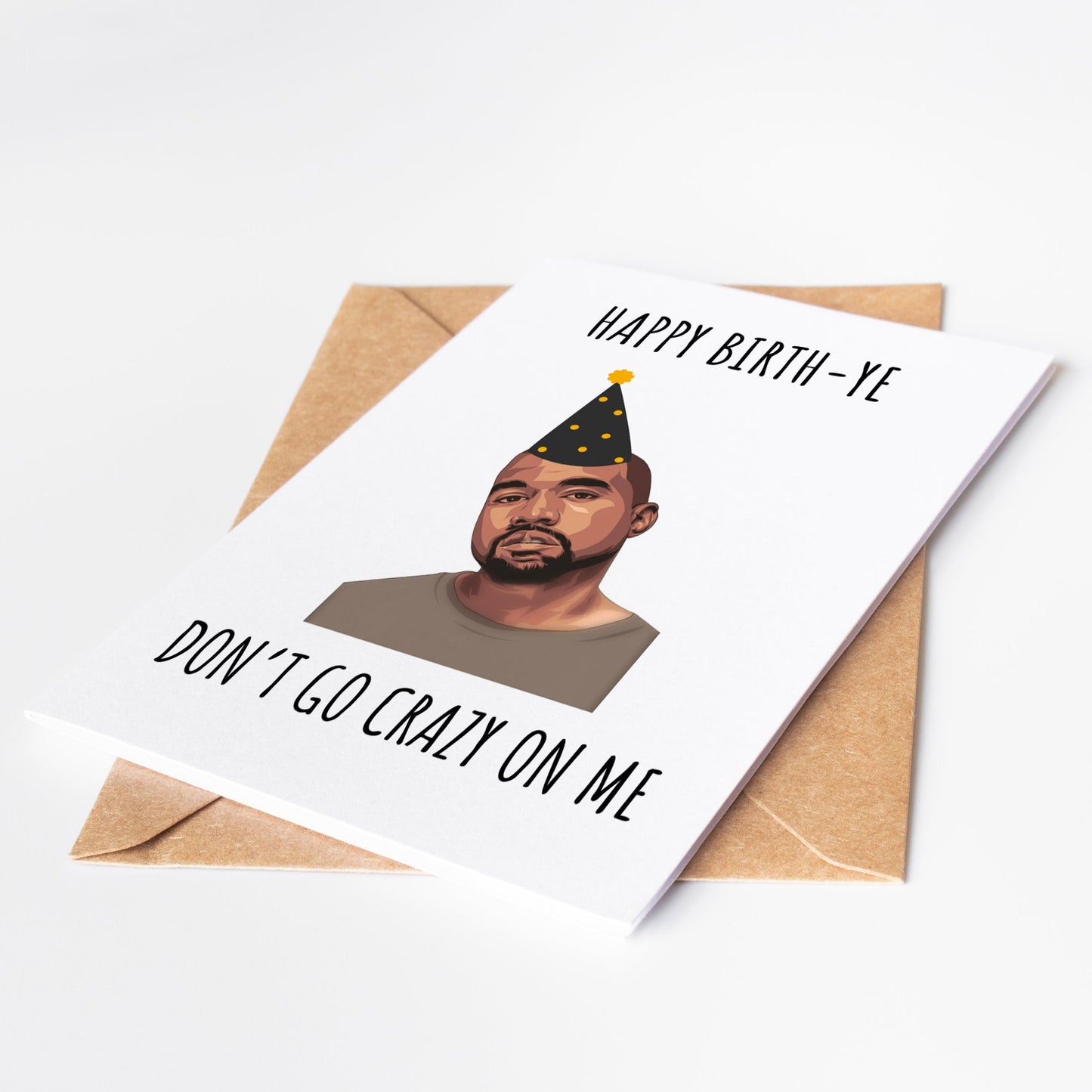Celebrate the birthday of the legendary rapper and fashion icon, Kanye West, with this printable card! Perfect for fans who want to show their love and admiration on their special day. Download now and add a personal touch to this sleek design.