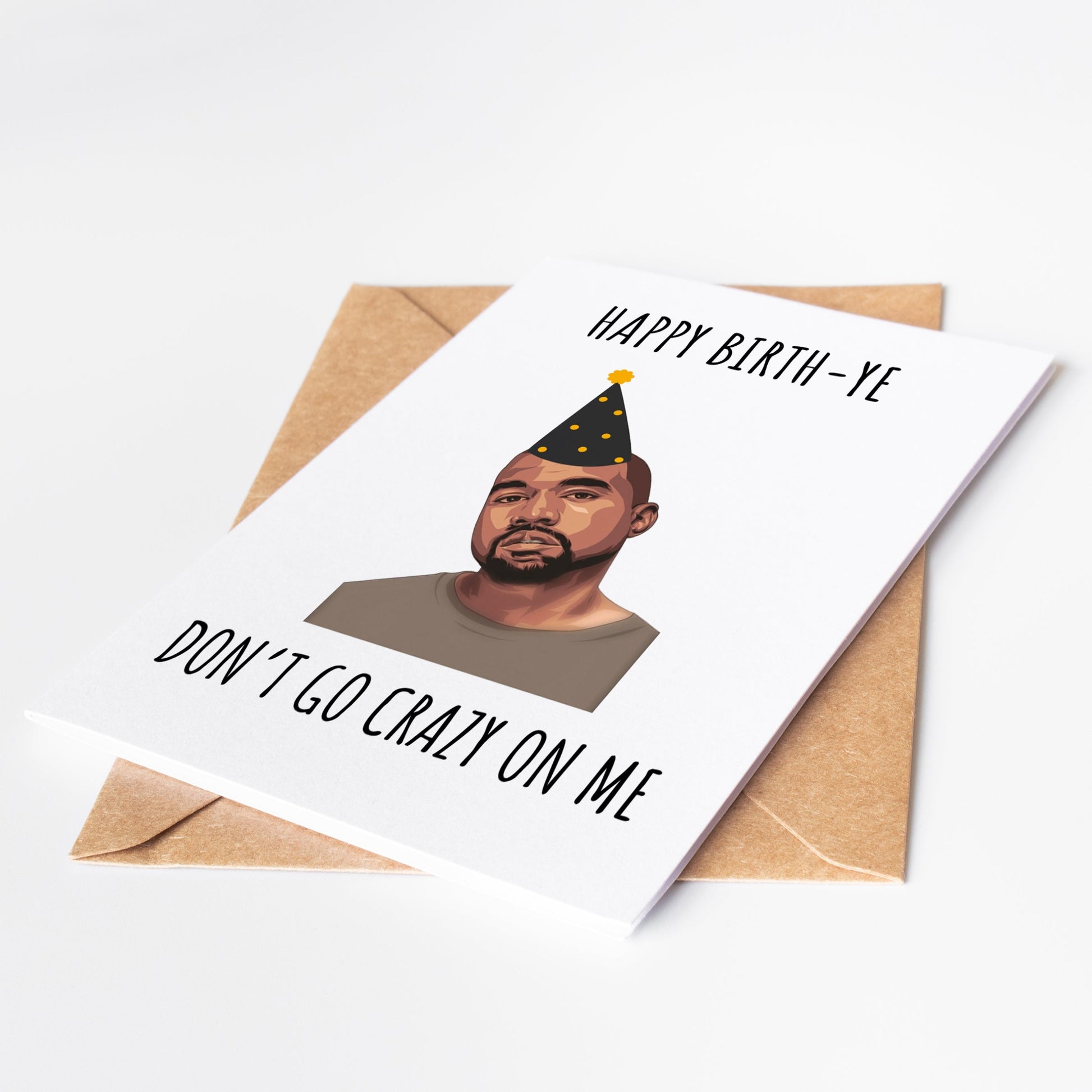 Celebrate the birthday of the legendary rapper and fashion icon, Kanye West, with this printable card! Perfect for fans who want to show their love and admiration on their special day. Download now and add a personal touch to this sleek design.