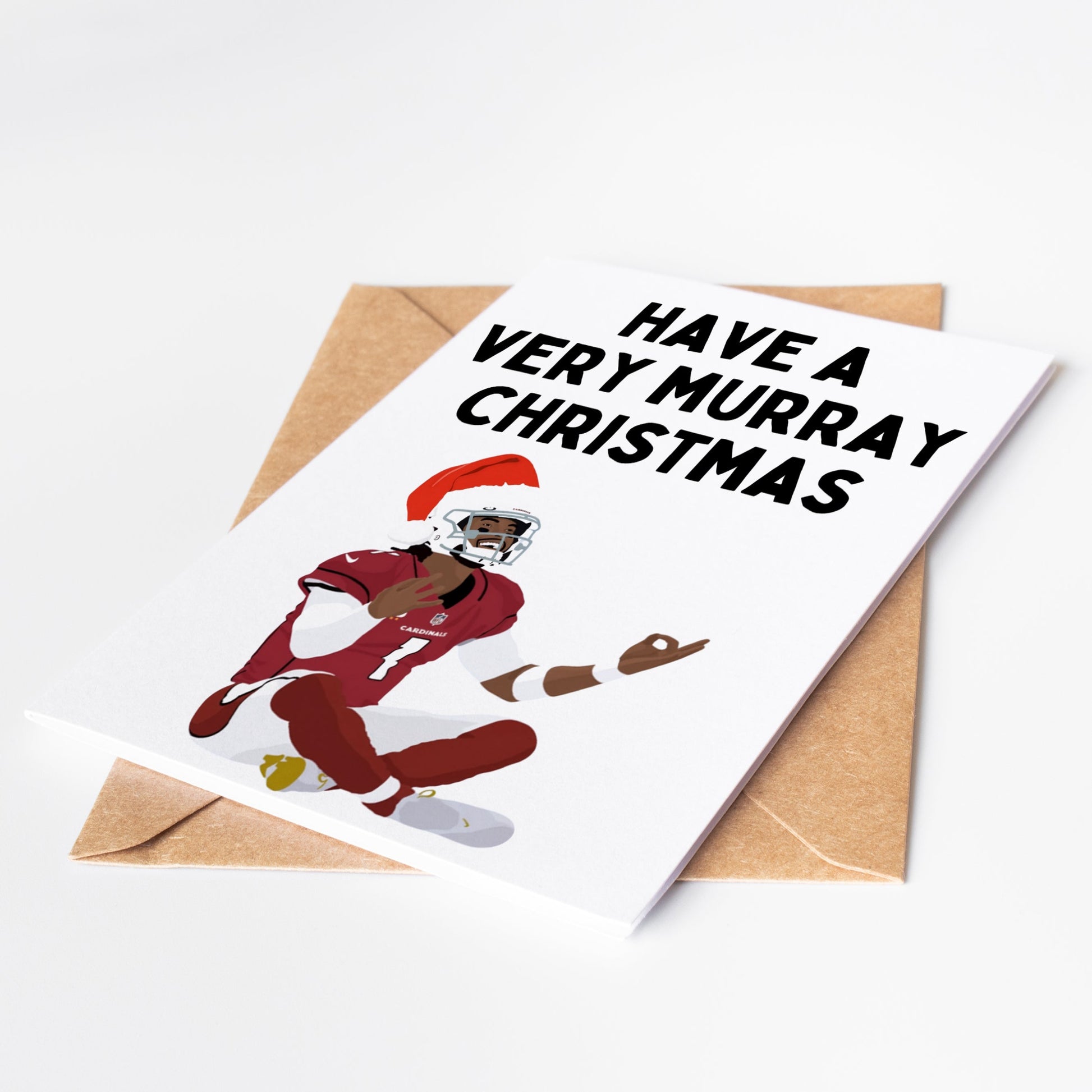 Celebrate the holidays with our exclusive Kyler Murray Football Christmas Card! Perfect for Arizona Cardinals fans and NFL football enthusiasts alike.
