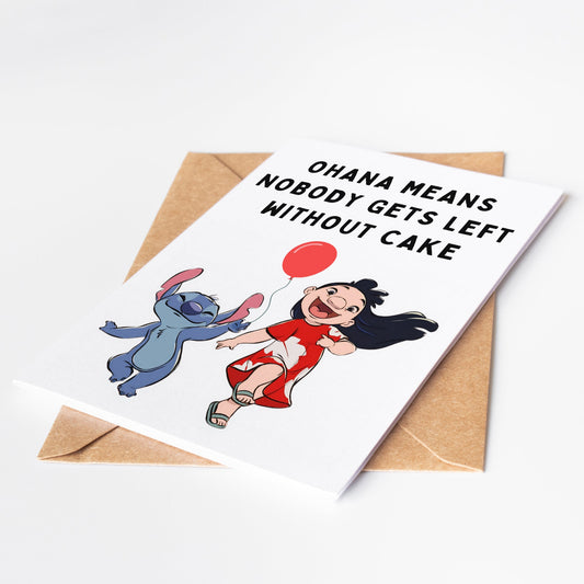 Celebrate with your favorite dynamic duo with the Lilo and Stitch Birthday Card! Featuring Lilo and Stitch in a vibrant and playful design, this card is perfect for any fan. Show your loved one how special they are with this unique and heartfelt birthday card!