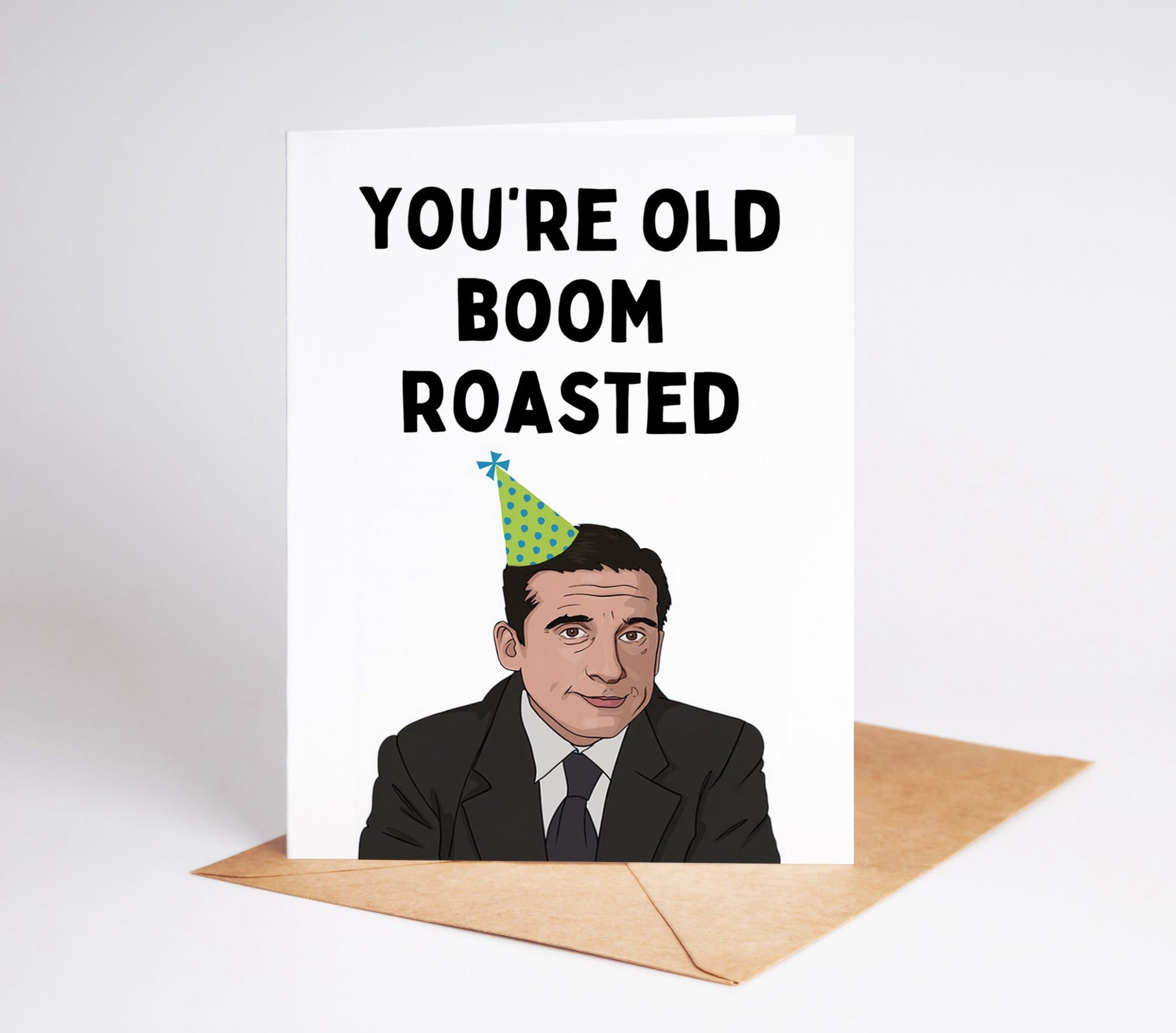Celebrate a special birthday with the perfect card! This Michael Scott The Office Birthday Card is a must-have for any fan. Share the laughs and spread the joy with a funny message from the show.
