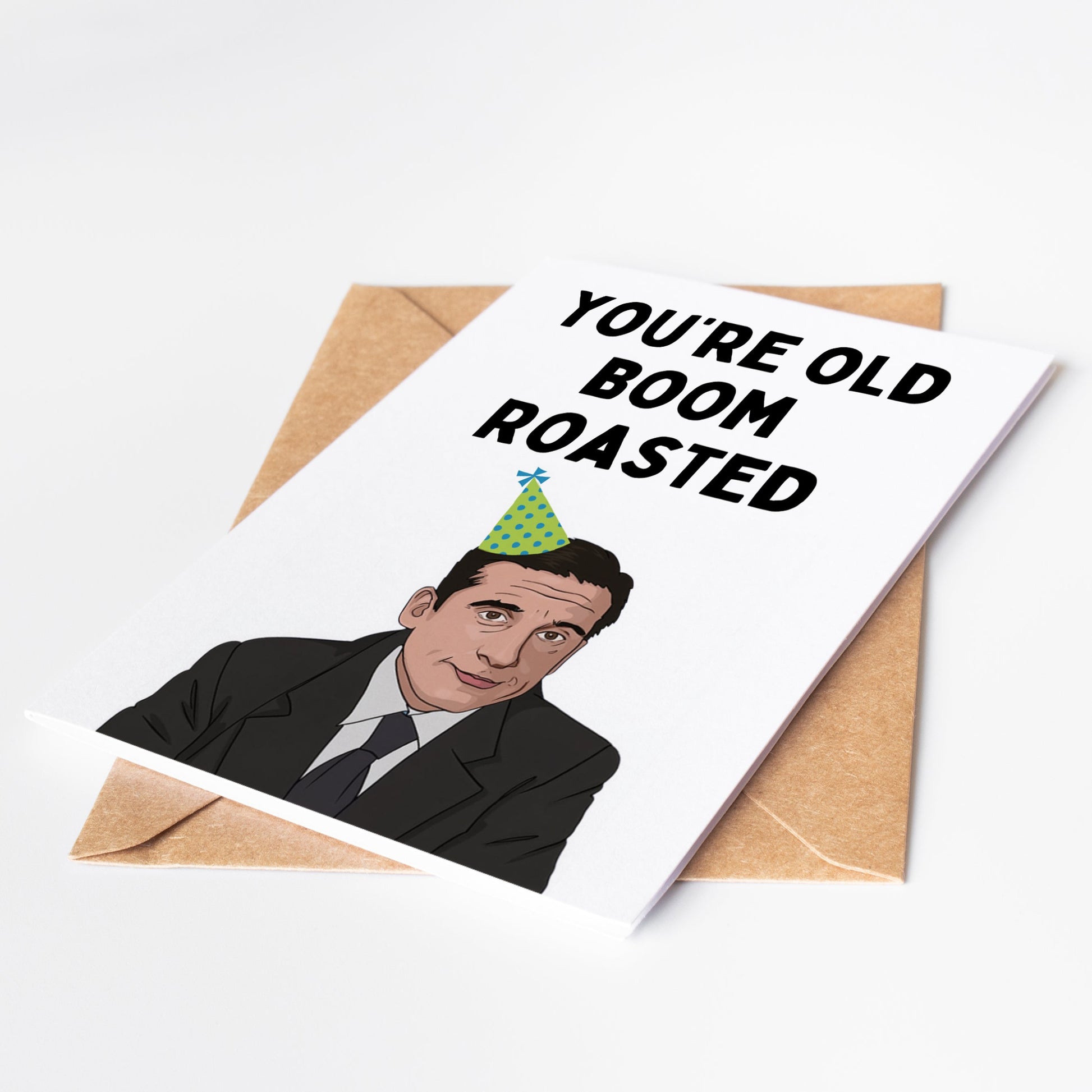 Celebrate a special birthday with the perfect card! This Michael Scott The Office Birthday Card is a must-have for any fan. Share the laughs and spread the joy with a funny message from the show.