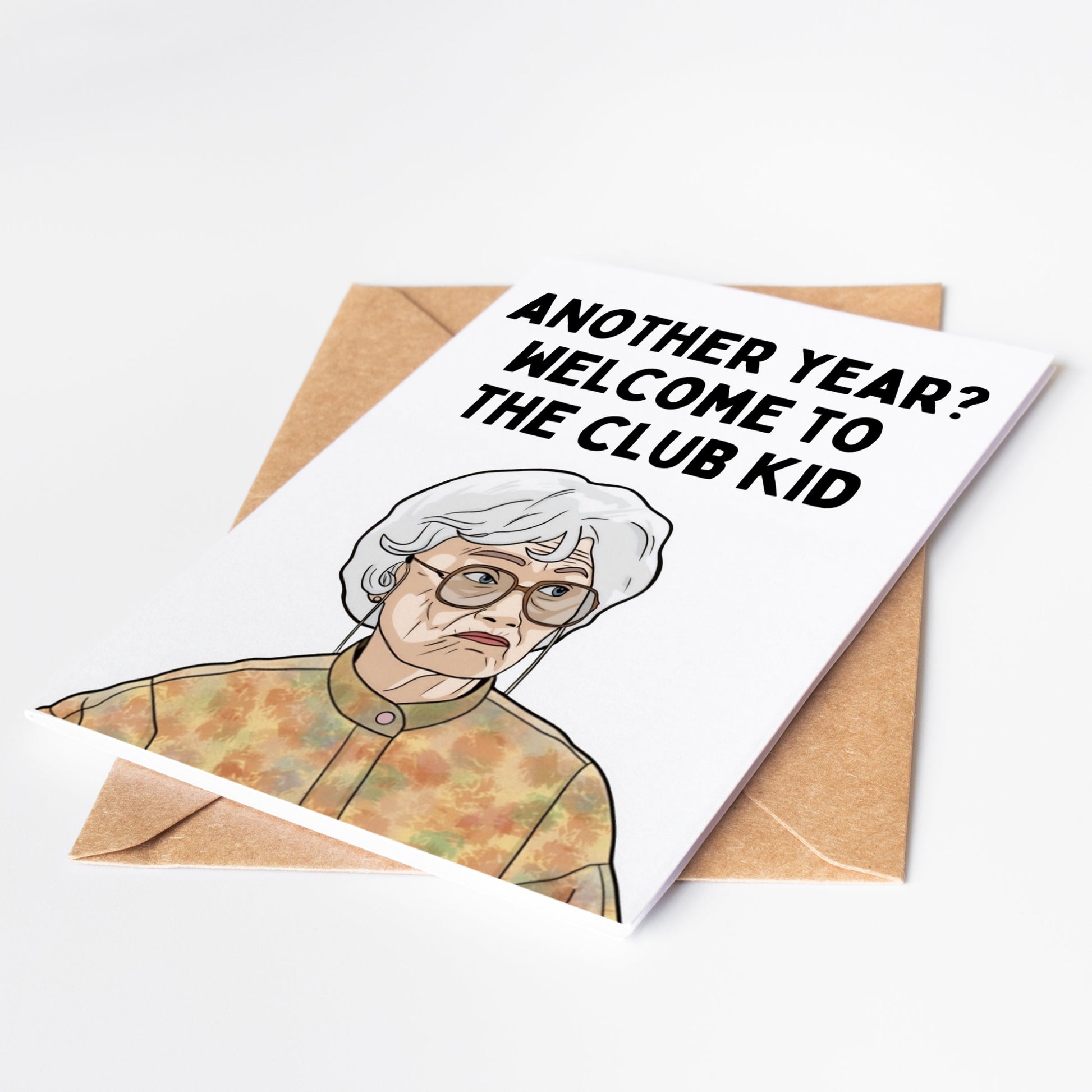Celebrate your loved one's birthday with this Sophia Golden Girls card! Featuring the iconic Sophia character, this card is perfect for fans of the show. Send your birthday wishes with a touch of nostalgia and humor.