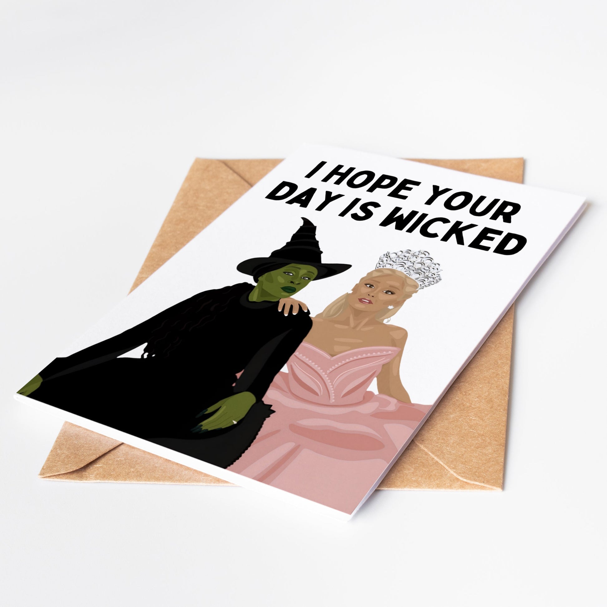 Unleash the magic of celebration with our Wicked Birthday Card inspired by beloved stories! This spellbinding design combines enchantment with a delightfully wicked twist that will captivate any birthday recipient.