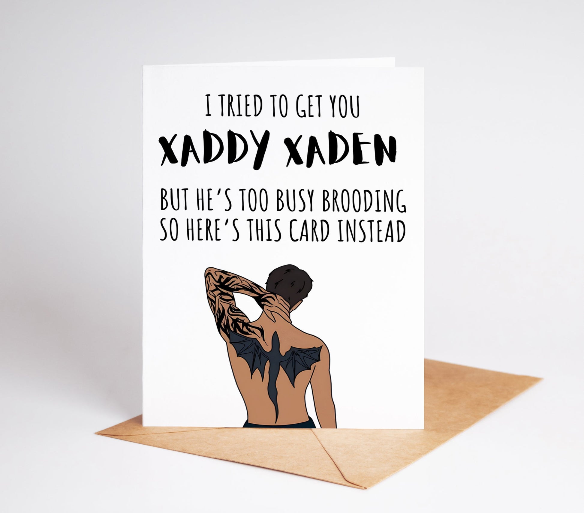 Celebrate a book lover's birthday with a touch of humor and fandom through our Xaden Riorson Fourth Wing Birthday Card! Handmade and perfect for ACOTAR fans, this card makes the perfect gift for any Xaddy birthday celebration.