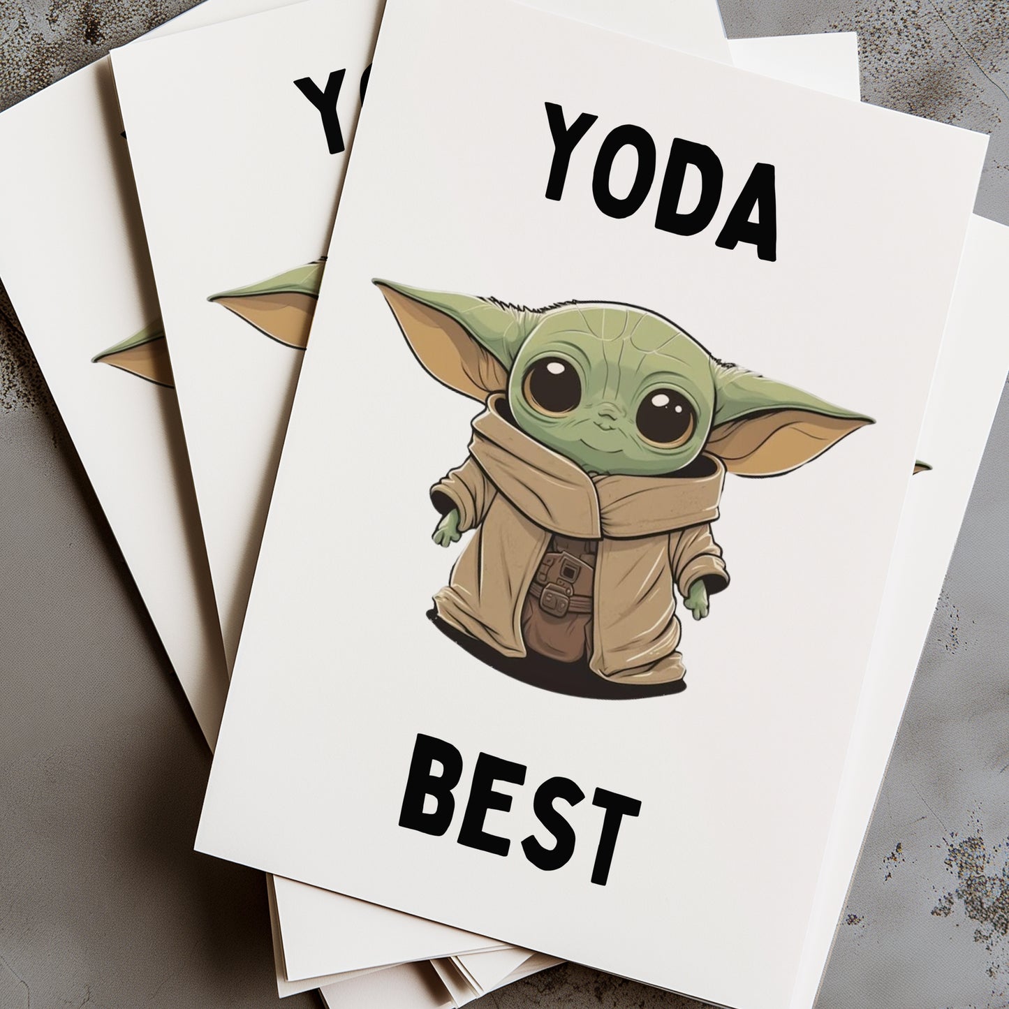 Experience the power of love with our Yoda Love Card! Featuring the beloved Jedi master, this card is perfect for expressing your affection and admiration for your loved ones. Share the wisdom of Yoda and spread love and joy with this unique card.