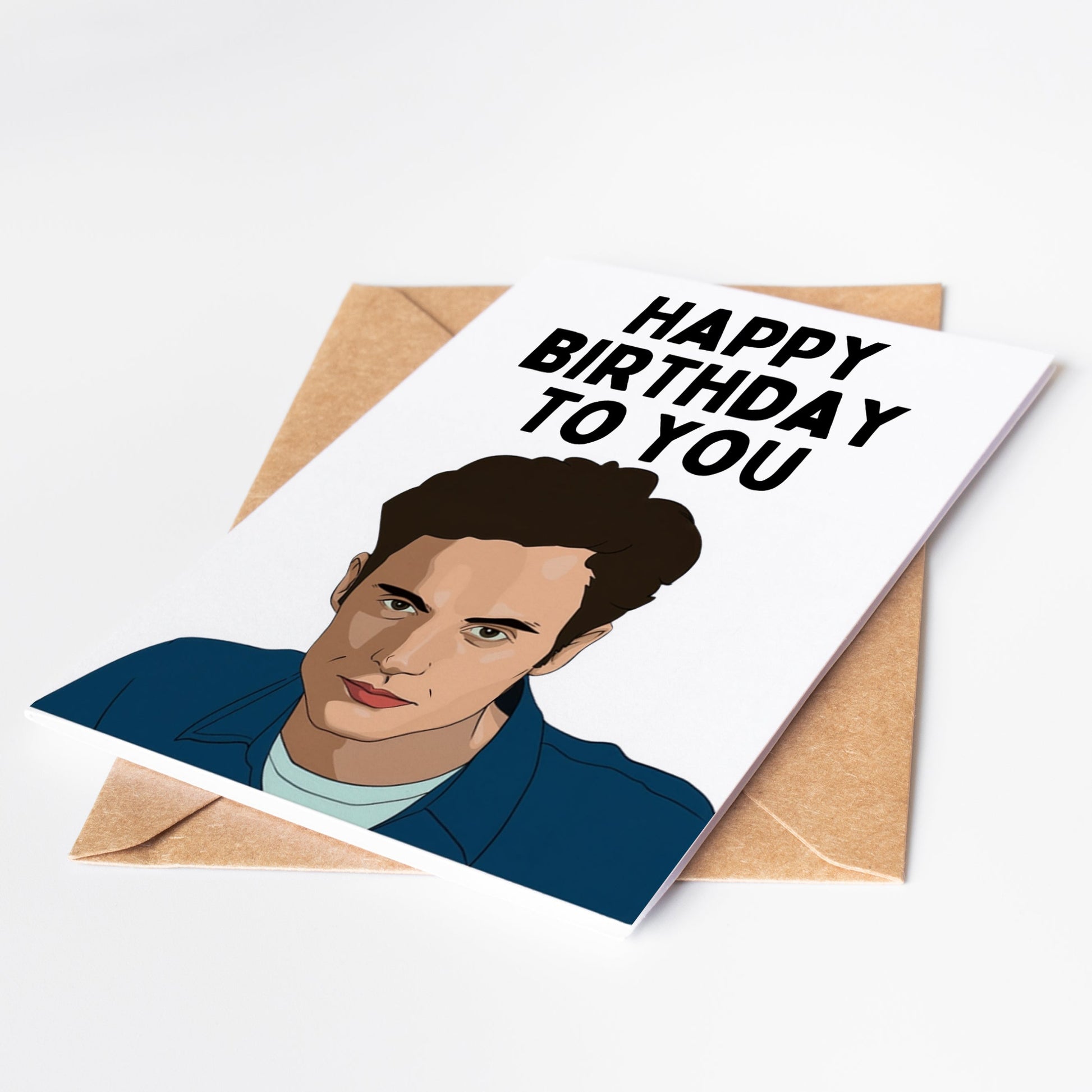 Celebrate your loved one's special day with our You TV Show Birthday Card! Featuring iconic characters and scenes from their favorite show, this card is sure to bring a smile to their face. Show them how much you care with this unique and thoughtful card.