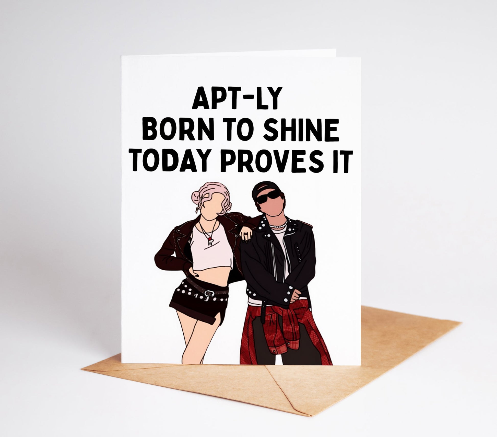 Send some love and good vibes with our Rose Bruno Mars APT Card! Perfect for birthdays, graduations, or just to show someone you care. Vibrant and versatile, it's the perfect card for any occasion.