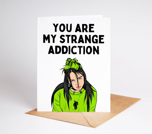 This Billie Eilish Greeting Card is the perfect way to show your appreciation and love! Send birthday wishes, congratulations, or just a friendly hello with this unique and special card.