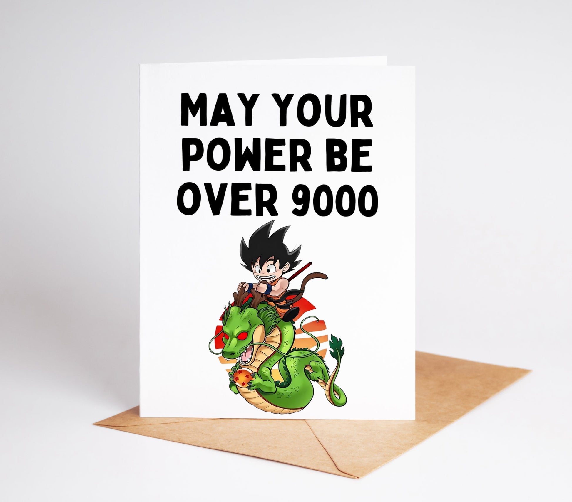 Celebrate special occasions with the Dragon Ball Z Greeting Card! Featuring iconic characters and bright, vibrant designs, this card is perfect for birthdays, graduations, or any event. Share the love of your favorite anime and show your passion for Dragon Ball Z through this card.