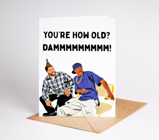Celebrate your loved one's special day with our Friday Movie Birthday Card! Featuring a hilarious message, this card is perfect for him or her. Let them know how much they mean to you with this funny and unique card.