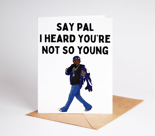 Celebrate your loved one's birthday with our Kendrick Lamar Birthday Card! Featuring the iconic rapper himself, this card is perfect for any hip-hop fan. With a stylish design and high-quality printing, it's sure to make their special day even more memorable.