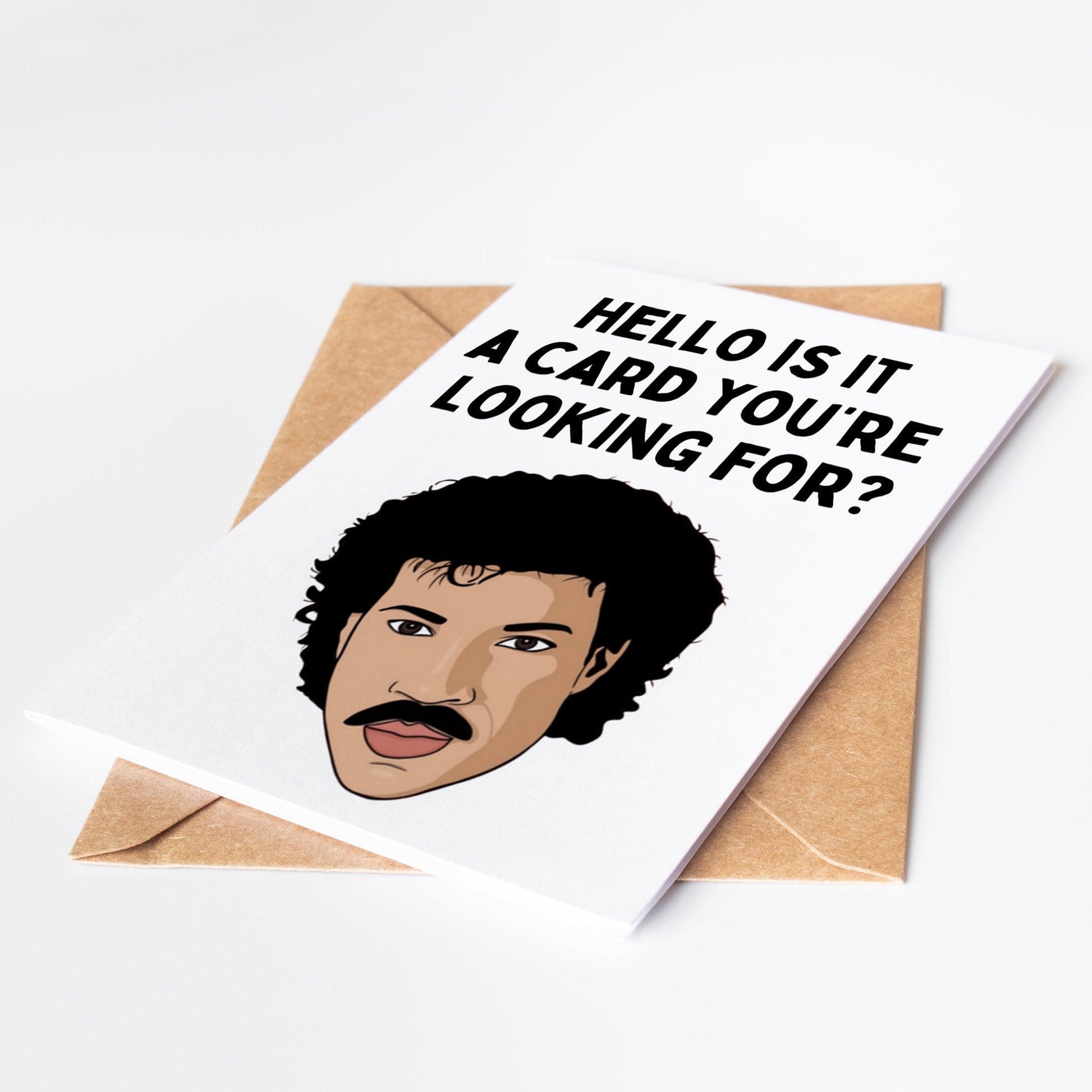 Spread love and joy with the Lionel Richie Greeting Card. Featuring a heartfelt message and a beautiful design, this card is perfect for any occasion.