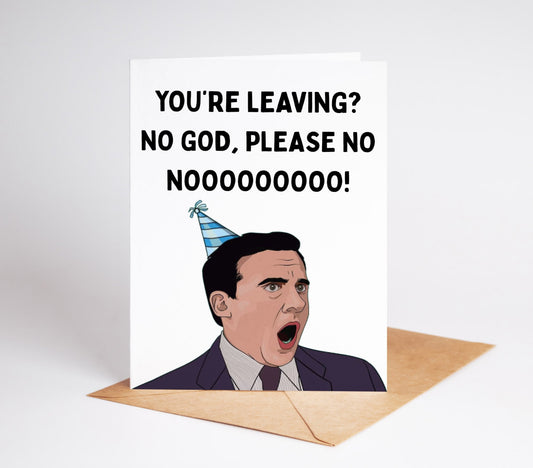 Celebrate your coworker's departure with the Michael Scott The Office Colleague Card. Show your appreciation for their hard work and dedication with this card. Perfect for retirement or leaving a job, this card features the iconic Michael Scott from The Office.&nbsp;