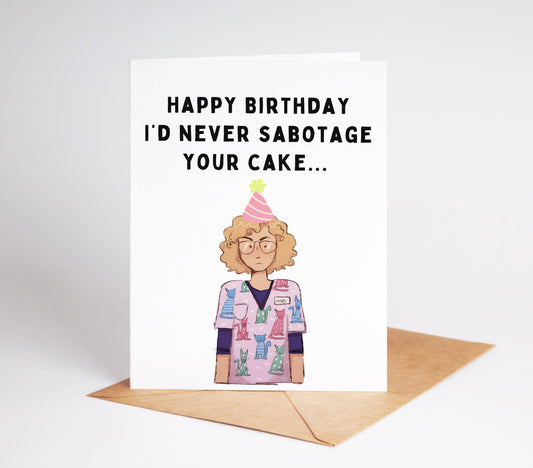 Celebrate your loved one's birthday with the playful and vibrant Misty Quigley Yellowjackets Birthday Card! Featuring a unique design from artist Misty Quigley, this card is perfect for spreading birthday cheer in a way only Misty can.