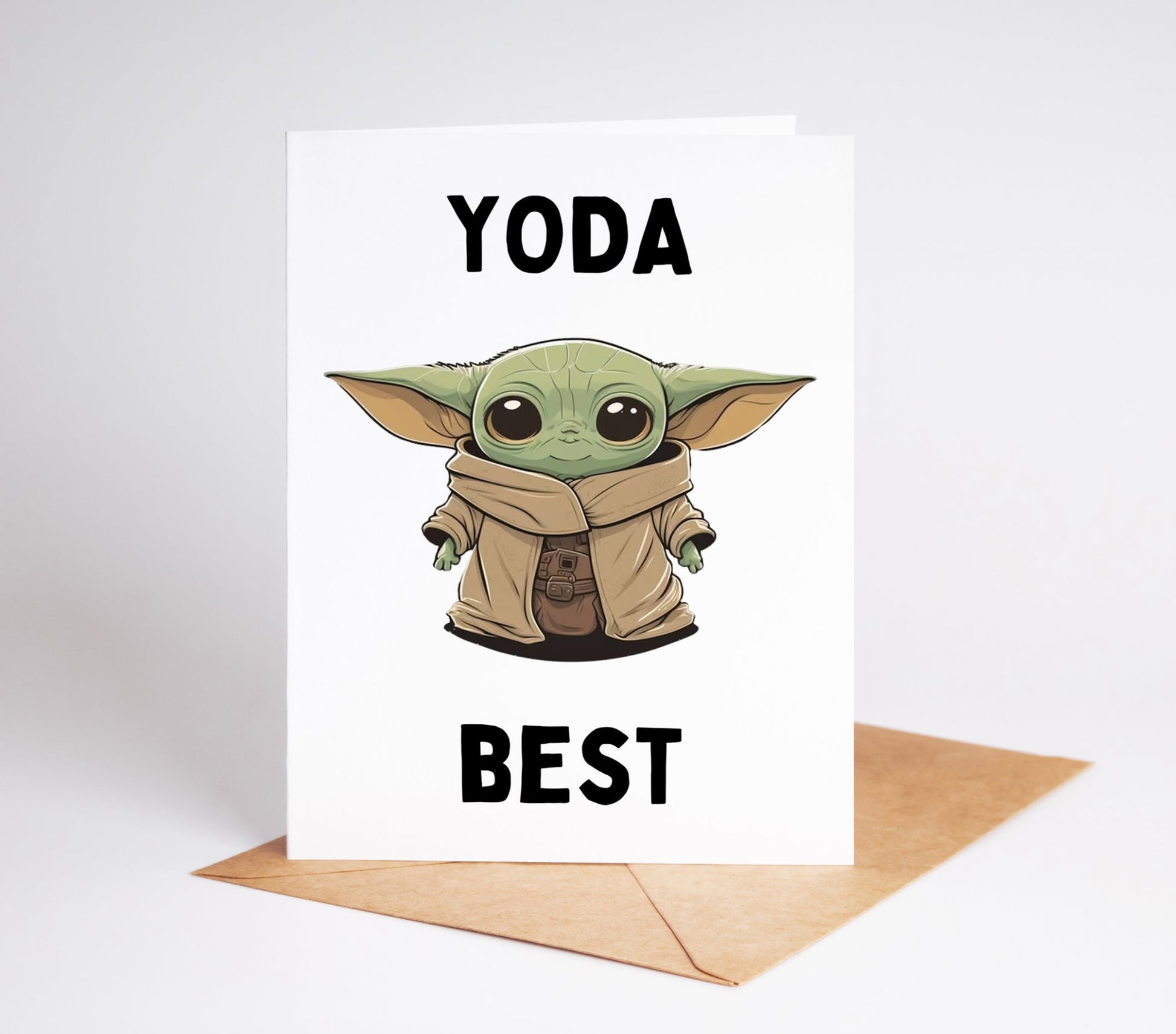 Experience the power of love with our Yoda Love Card! Featuring the beloved Jedi master, this card is perfect for expressing your affection and admiration for your loved ones. Share the wisdom of Yoda and spread love and joy with this unique card.